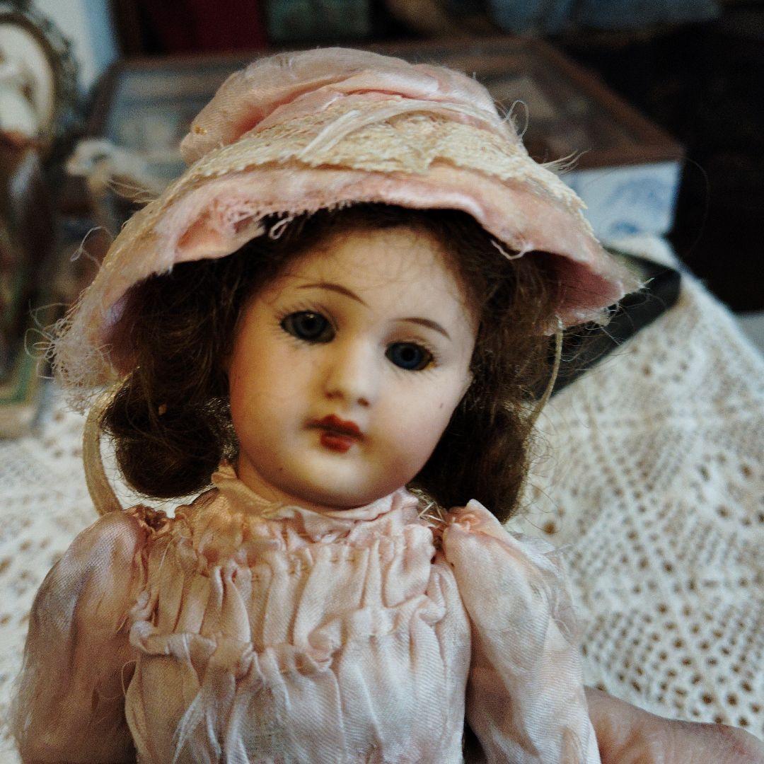 シモンハルビック♡レアウォークドール♡アンティークビスクドール