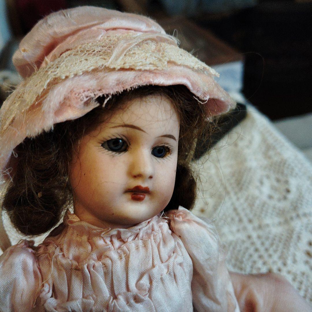 シモンハルビック♡レアウォークドール♡アンティークビスクドール