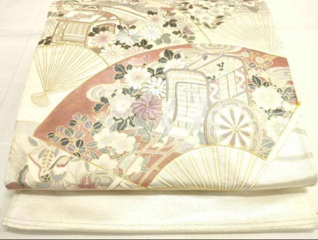 振袖 フルセット6点サイズM京友禅正絹金駒刺繍売り切り終了