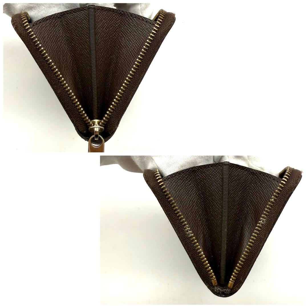 【極上美品】ルイヴィトン ダミエ エベヌ ジッピーパース 小銭入れ