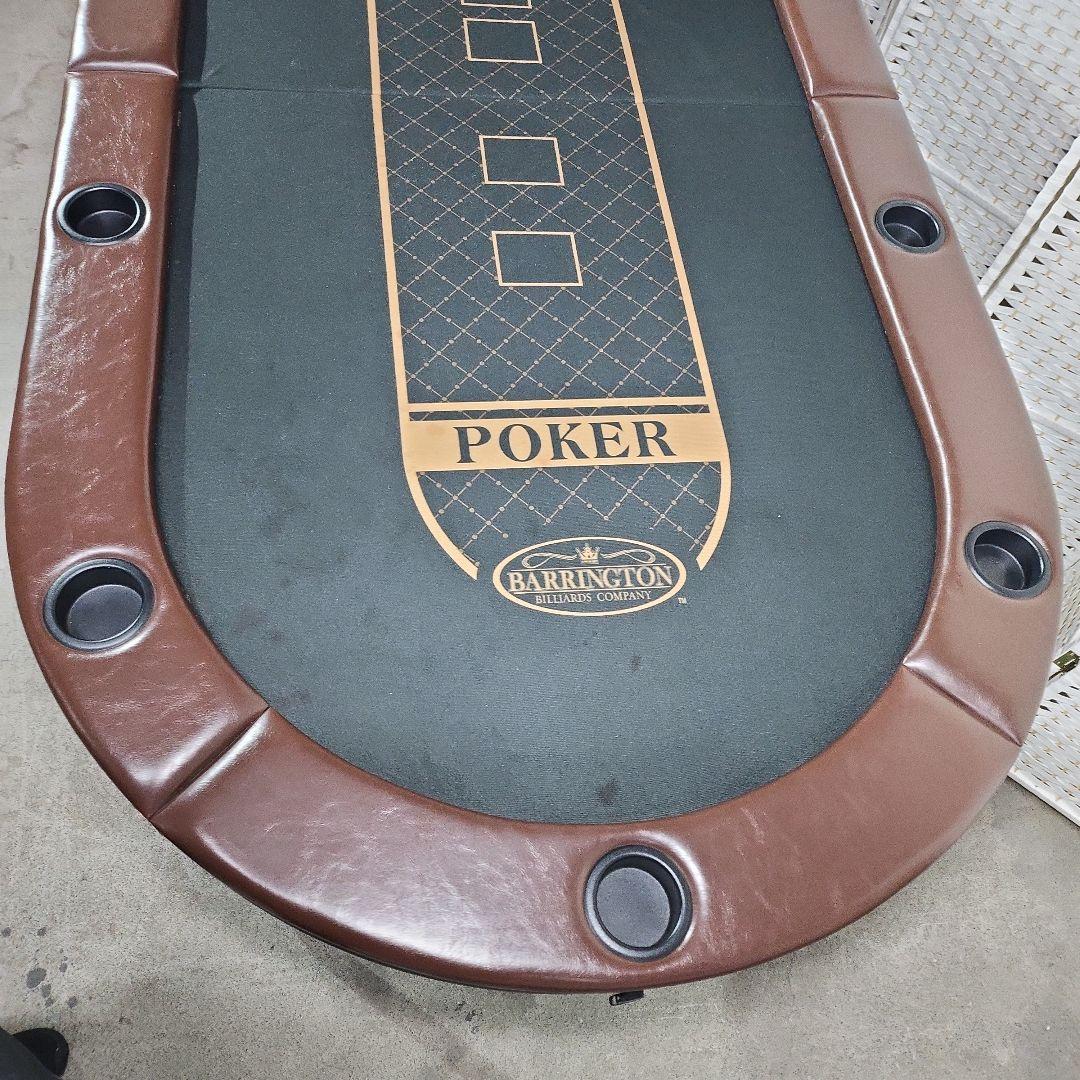 Barrington プレミアムポーカーテーブル 10人用 折り畳み