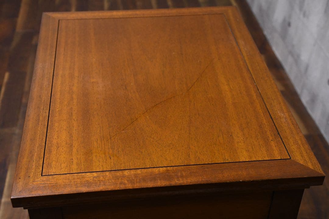 EJK39 ドレクセルヘリテイジ トライユン サイドテーブル 電話台 マホガニー