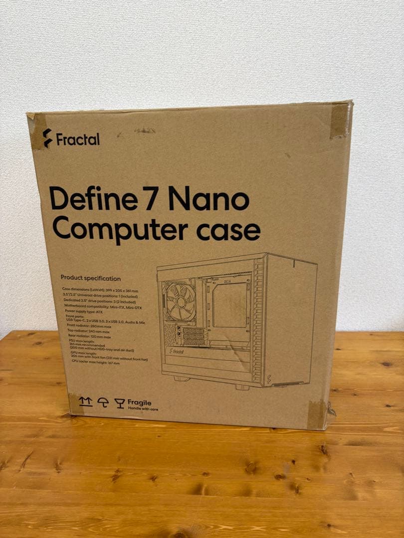 PCケース(自作PC用) Fractal Design Define7 Nano TG Light T