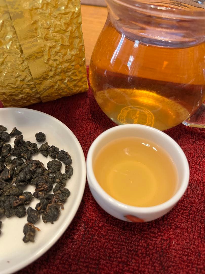 【台湾好茶】新発売 頂級 凍頂烏龍茶 五分火 中強い焙煎香 150g *4点