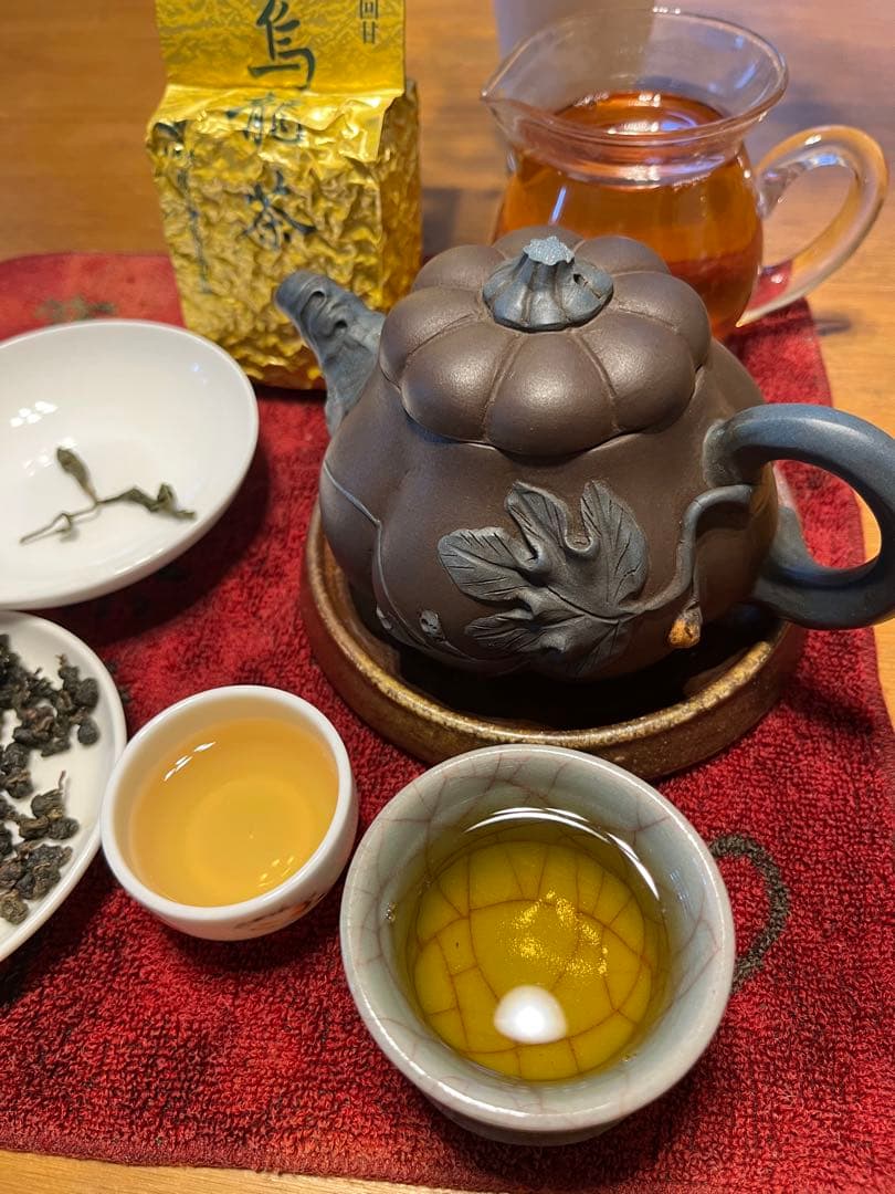 【台湾好茶】新発売 頂級 凍頂烏龍茶 五分火 中強い焙煎香 150g *4点