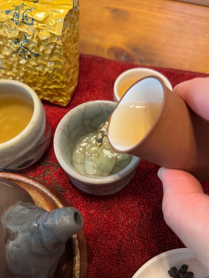 【台湾好茶】新発売 頂級 凍頂烏龍茶 五分火 中強い焙煎香 150g *4点