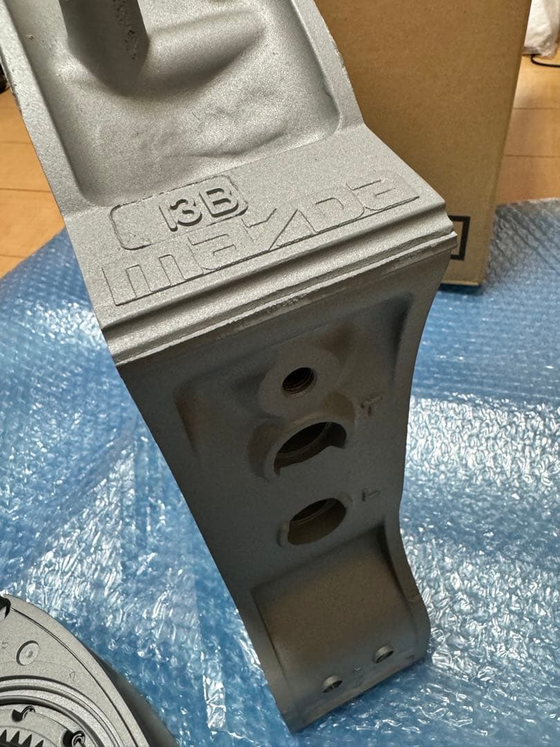 マツダ RX-7 ロータリーエンジン 13B 時計　置き時計　サビ処理