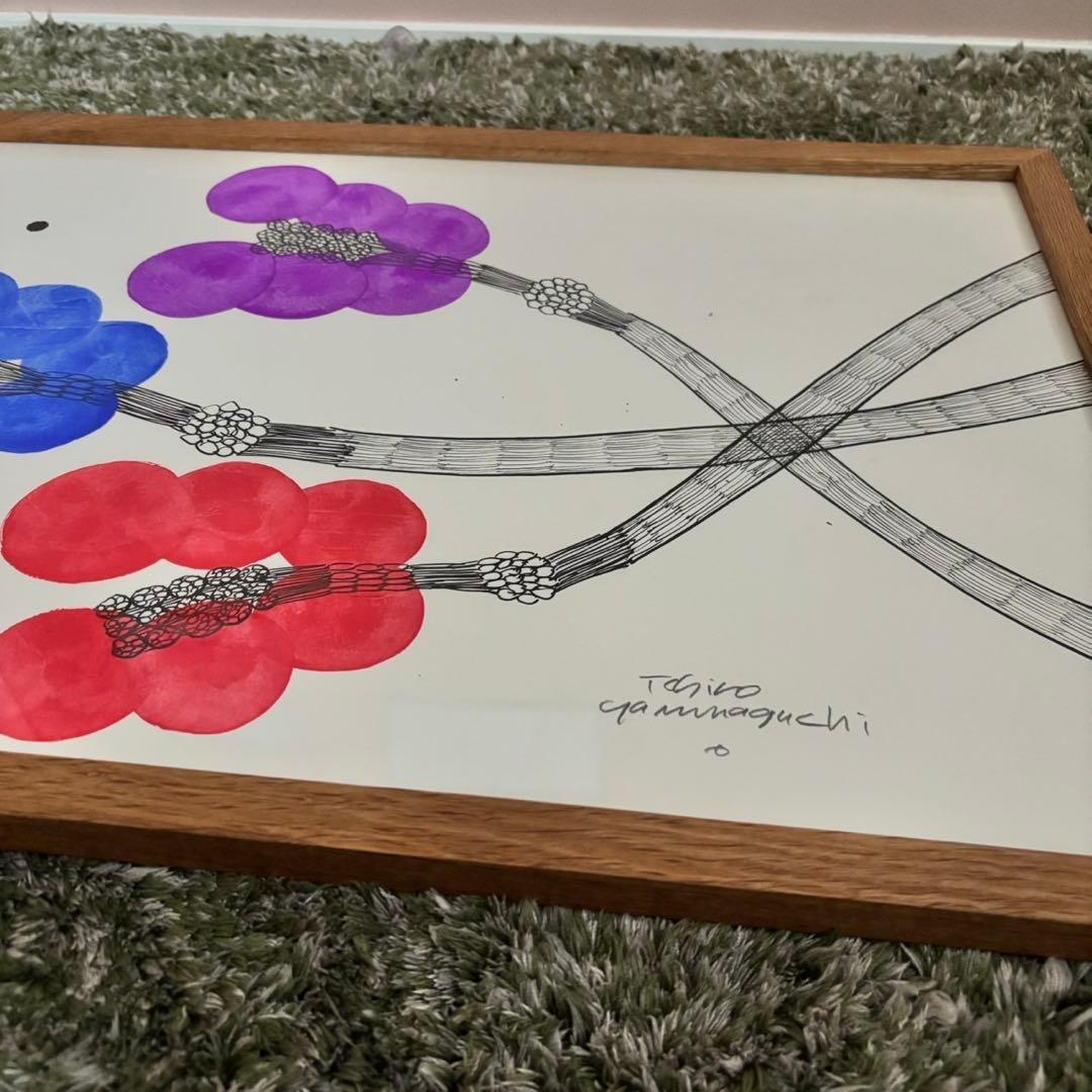 山口一郎　原画　寒色系　2025年　hanataba