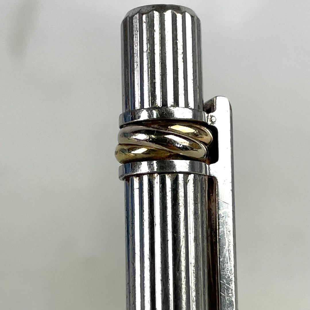 Cartier カルティエ ボールペン トリニティ シルバー 筆記用具