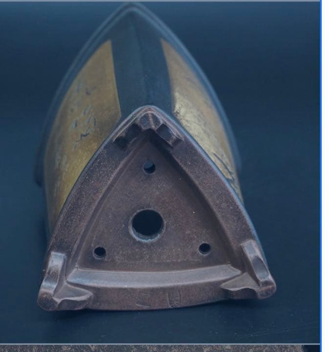 送料無料　『瑞芳』造　中国宜興紫砂花鉢