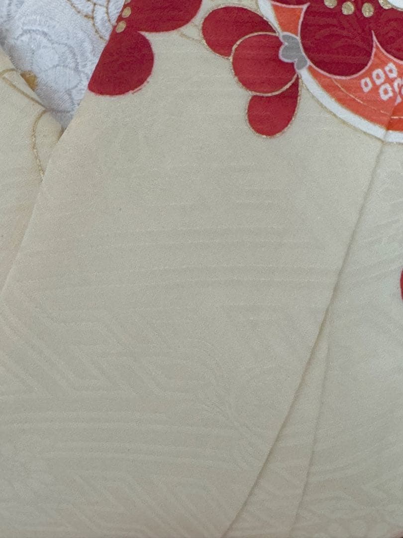 ｒ*ｕ様 裄７２ｃｍ　豪華　４点セット　花車に毬模様　刺繍振袖