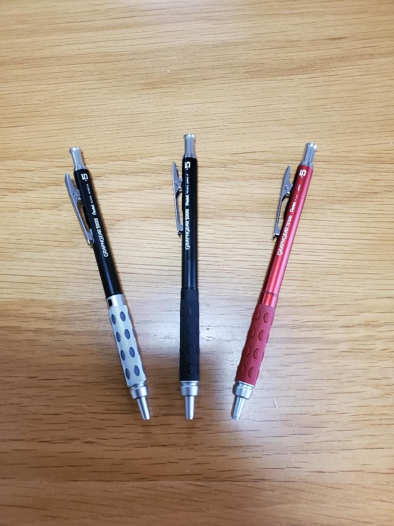 グラフギア1000　西日本限定色　漆黒２本　紅蓮1本　3本セット