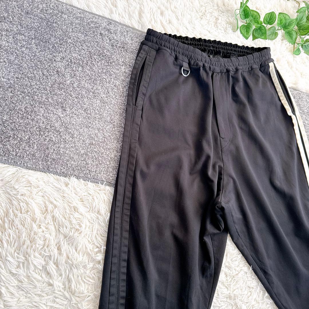 Y-3 ワイスリー ストライプス サルエル トラックパンツ Lサイズ