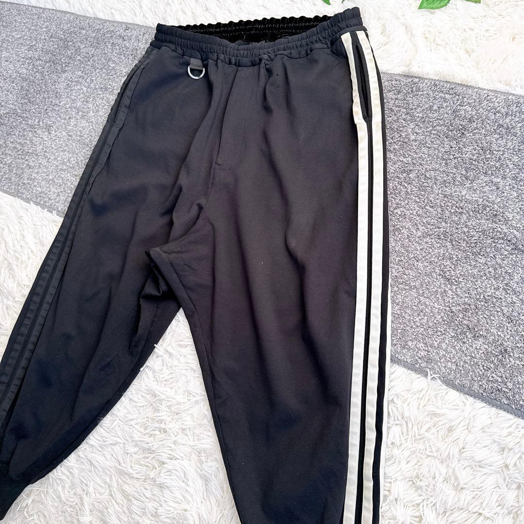 Y-3 ワイスリー ストライプス サルエル トラックパンツ Lサイズ