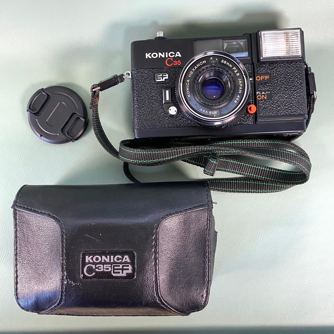 【作動保証1ヶ月】　整備済、完動品/ コニカ Konica C35 EF