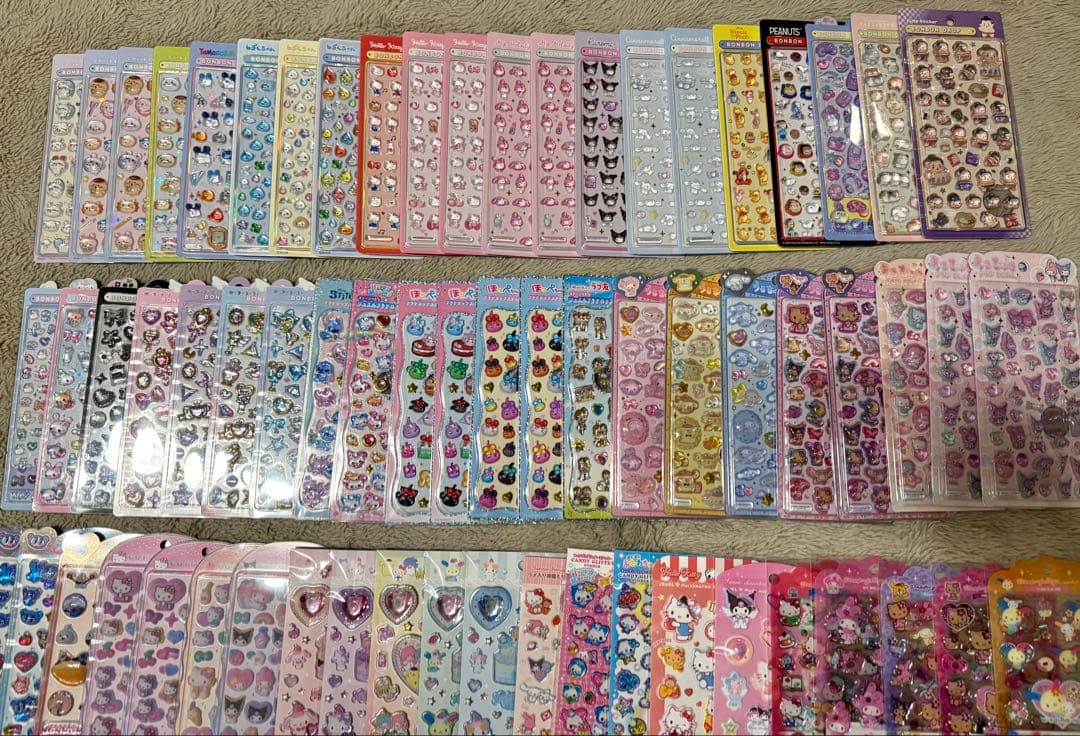 正規品 ボンボンドロップシール　たまごっち　和柄　サンリオ　ちいかわ　計116枚