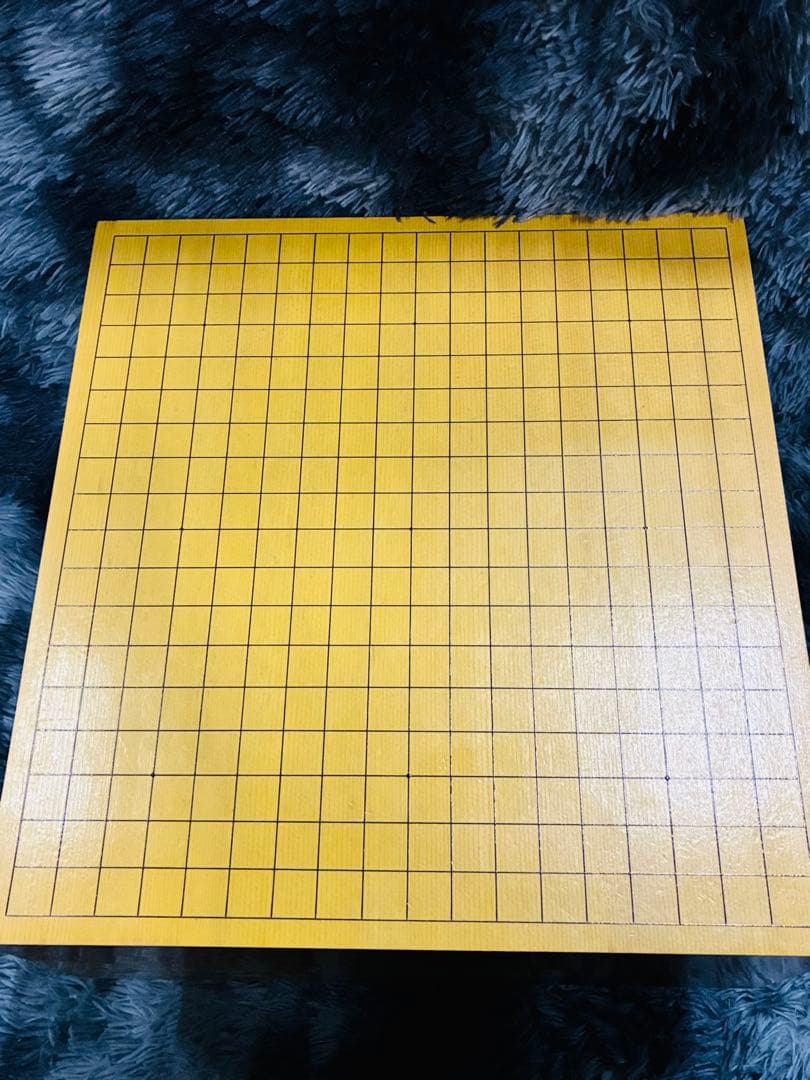 【野畑直子】作 金地漆絵四季花鳥図碁盤 碁笥 本蛤那智黒碁石 約42x45cm