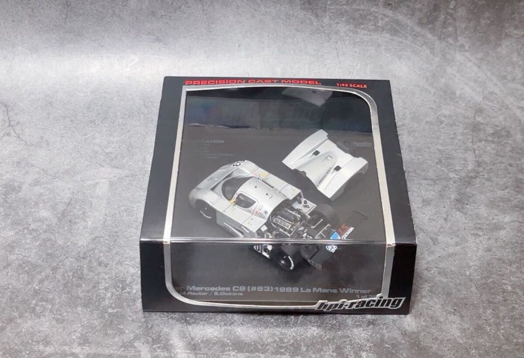 hpi 1/43 Sauber Mercedes C9 優勝車