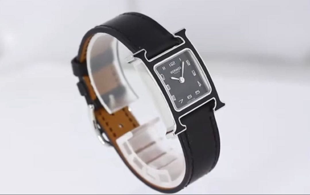 ◉ゆっちゃん　極美品【HERMES】エルメス Hウォッチ HH1.221