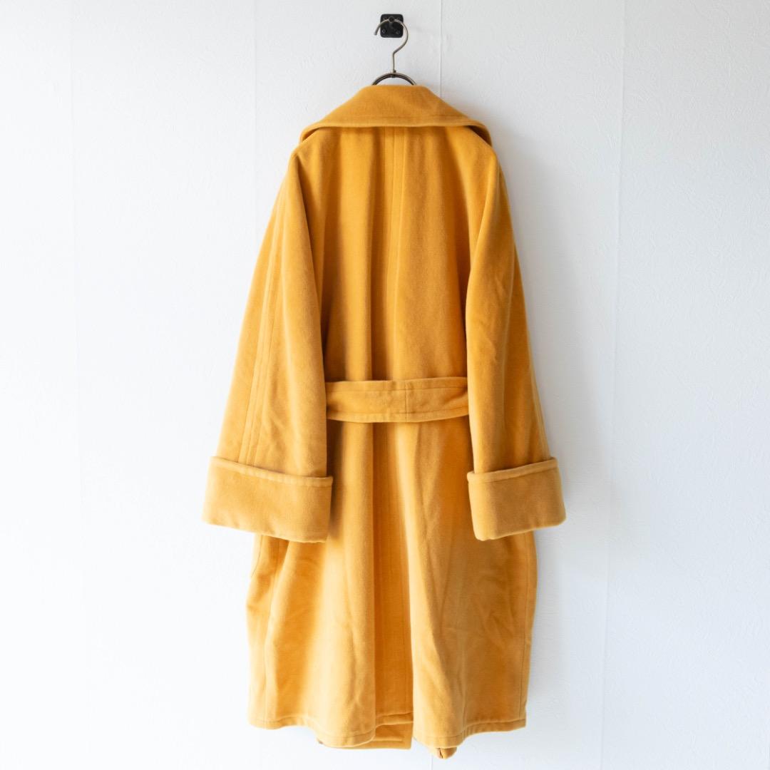 【LOEWE】ロエベ　ベルテッドコート　アンゴラ　カシゴラ　イエロー