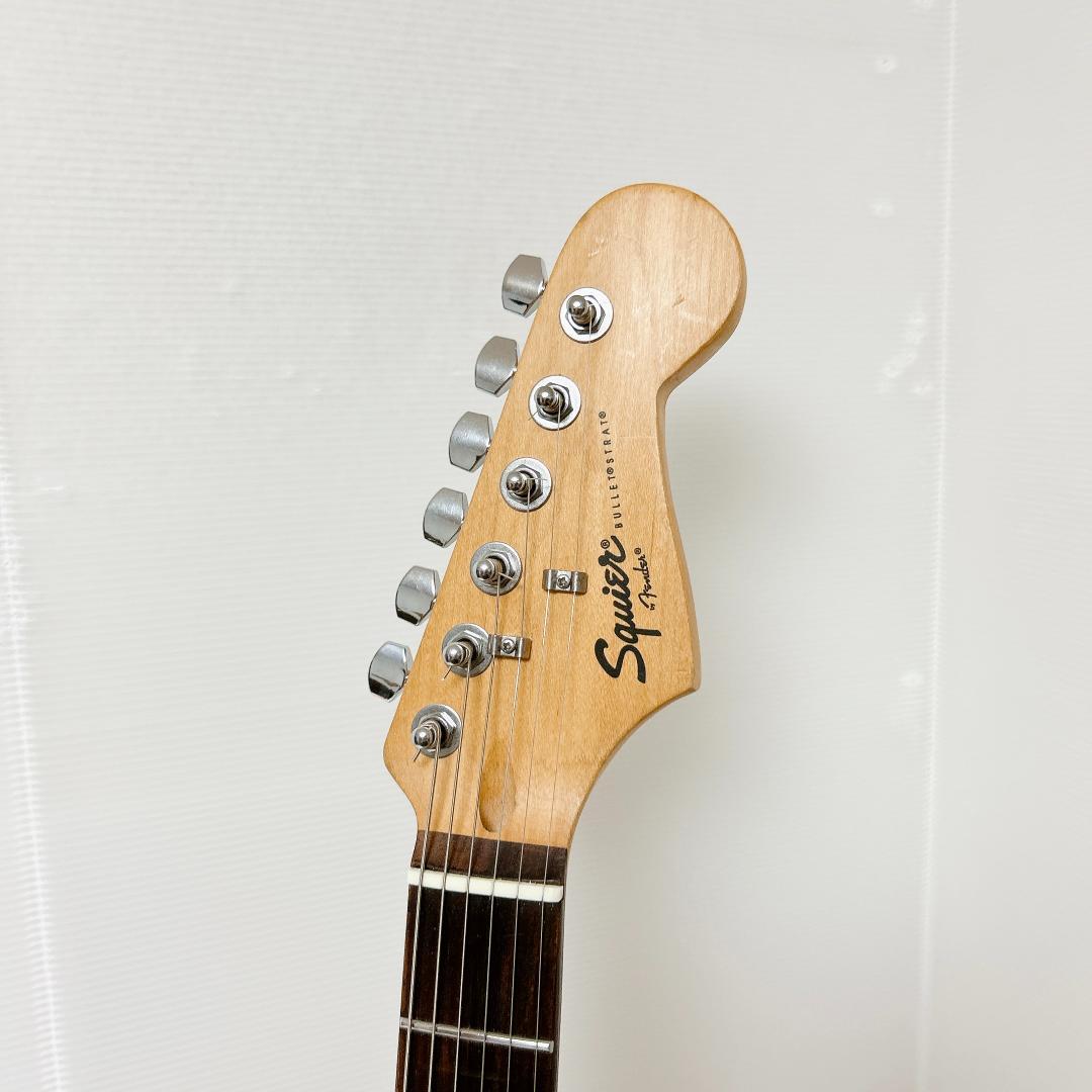 美品 Squier スクワイヤー ストラトキャスター ホワイト 白