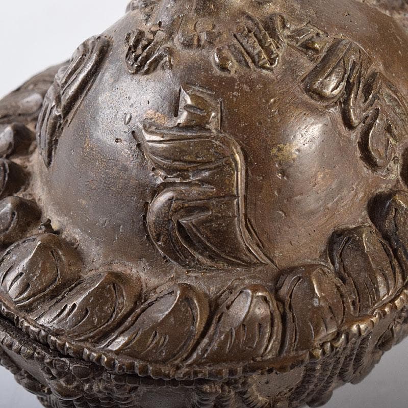 中国　古銅　唐銅　三つ足香炉　C　R8684