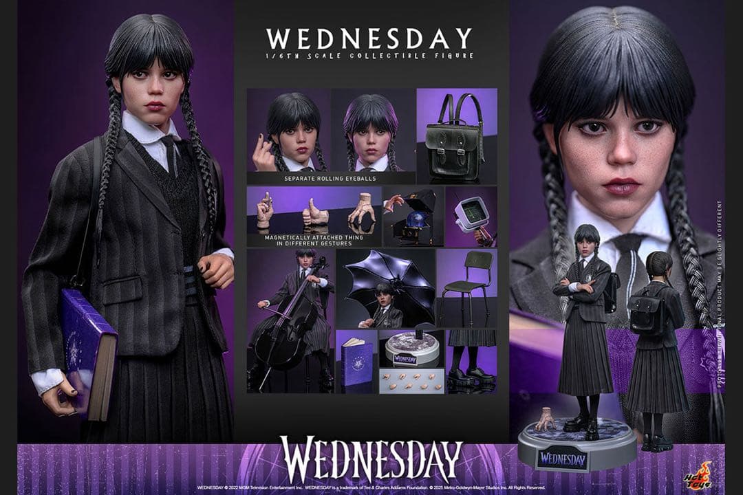 【開封品】ホットトイズ　ウェンズデー　Wednesday 1/6