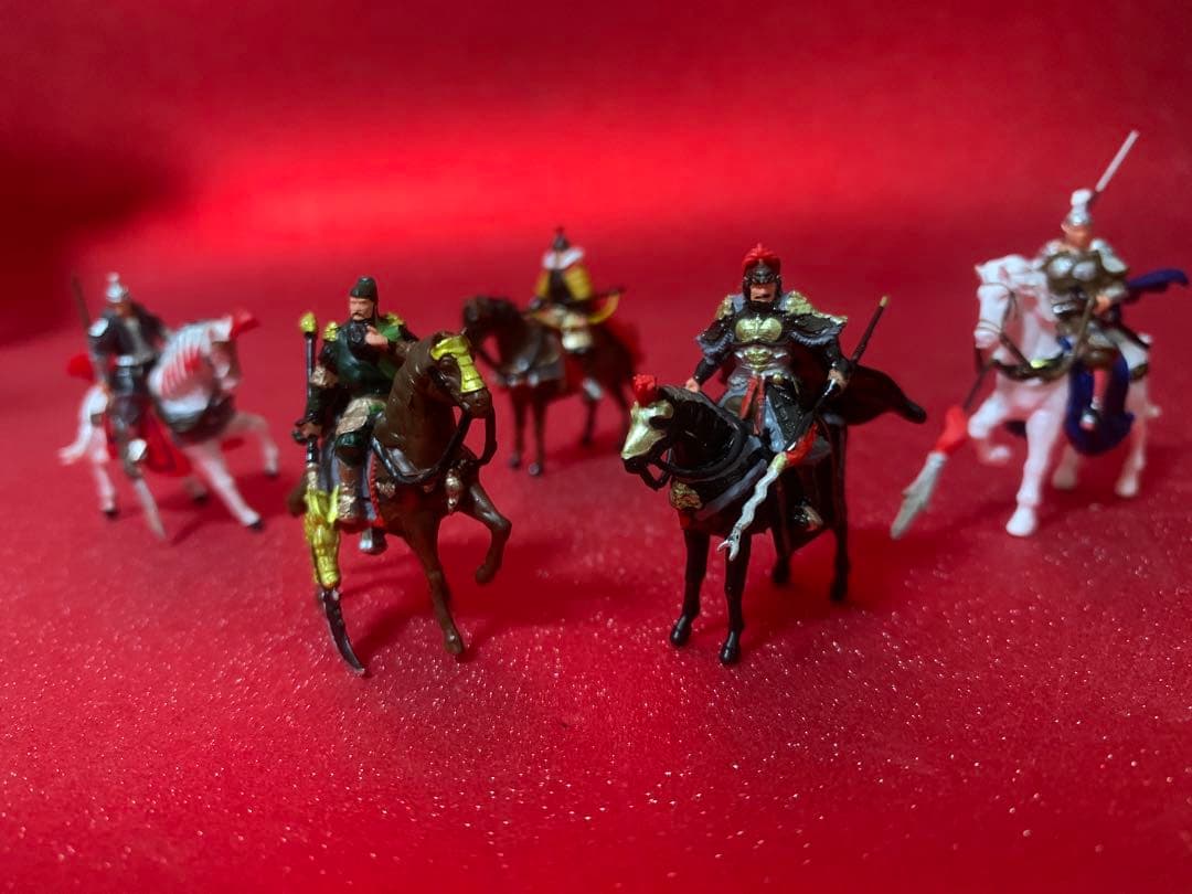 三国志　五虎大将出陣　フィギュア　1／80