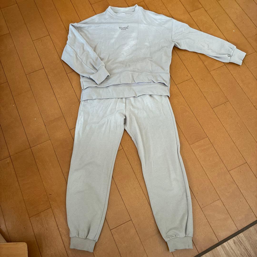 TENTIAL BAKUNE スウェットセット S ライトグレー