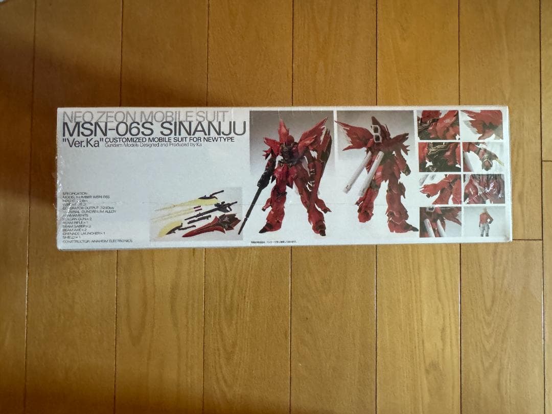 新品 未開封　MG 1/100 MSN-06S シナンジュVer.Ka