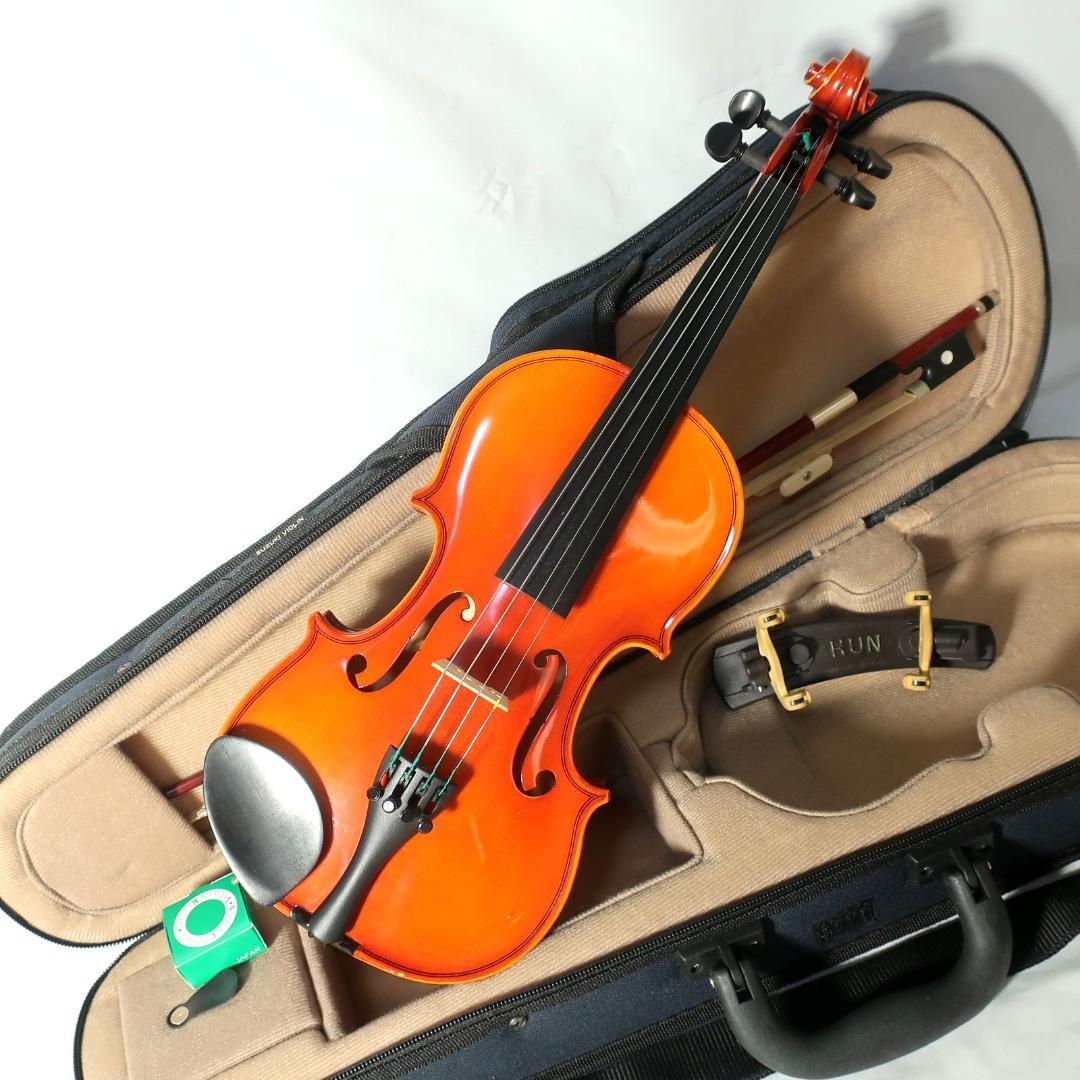 美品 SUZUKI No.230 1/8 2013 バイオリン 弓 KUN肩当