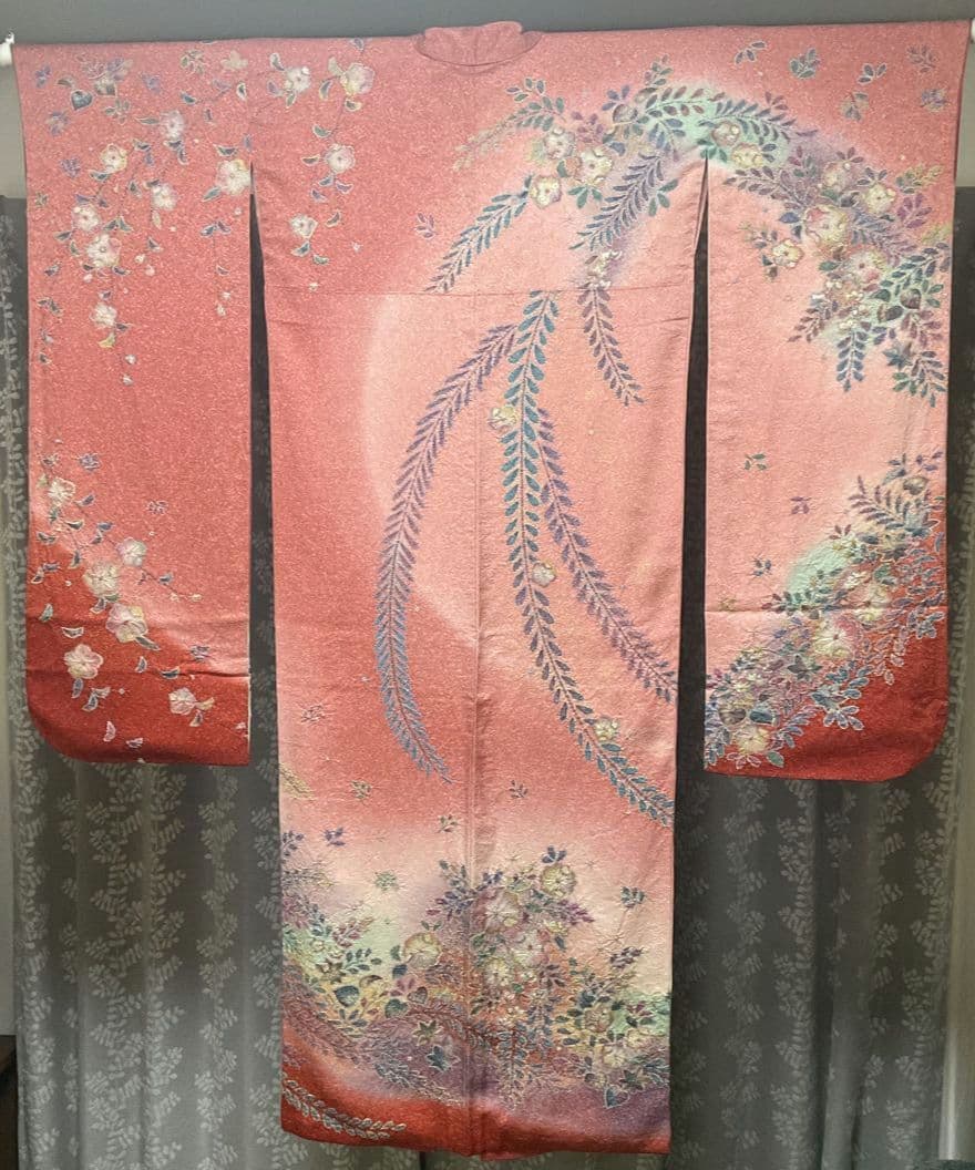 c【20%OFF！】振袖・辻が花 正絹　フルセット