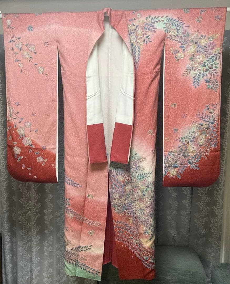 c【20%OFF！】振袖・辻が花 正絹　フルセット