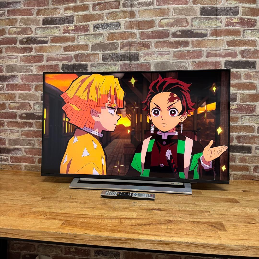 東芝 50V型 4Kチューナー内蔵 液晶テレビ レグザ 50M530X W録画○