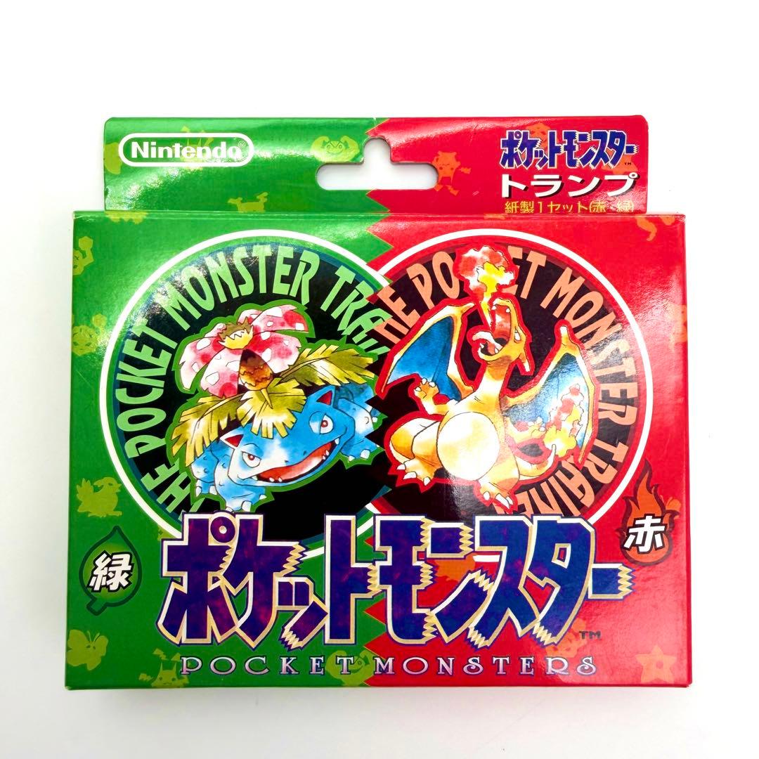 超激レア【新品/未使用】ポケットモンスター トランプ 赤 緑 ポケモン カード