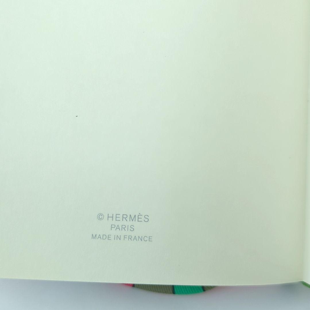 エルメス ベルトデザイン ノートブック メモ帳 ピンク カーキ ブルー【美品】