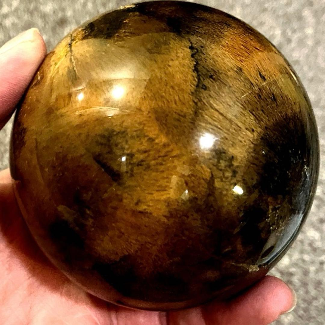 超特大　83mm ゴールドルチルクォーツ　金針水晶　パワーストーン