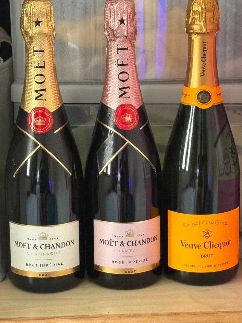 Moët & Chandon & Veuve Clicquot シャンパンセット