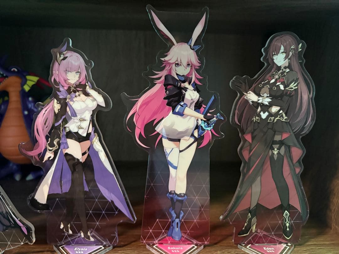 崩壊3rd gigoコラボ アクリルスタンド フィギュア　　エリシア等