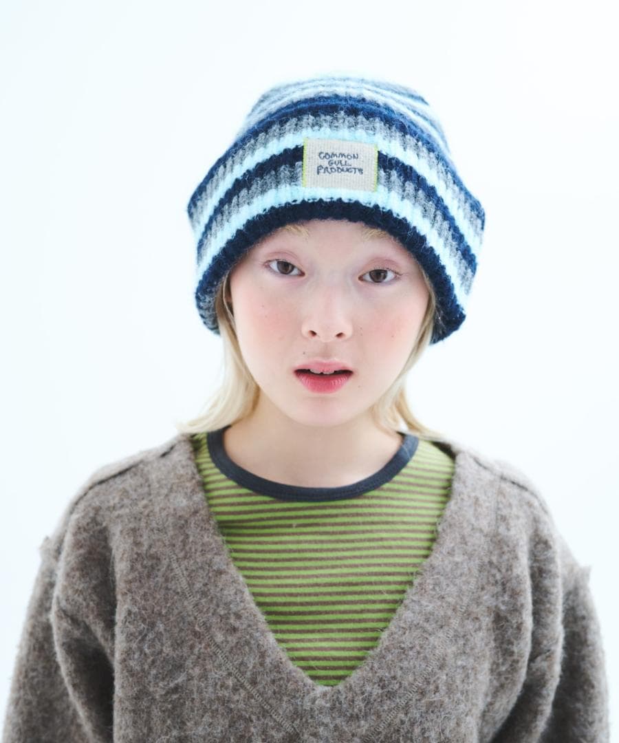 common gull products. 記憶の中のガルニット帽弟子 グレー