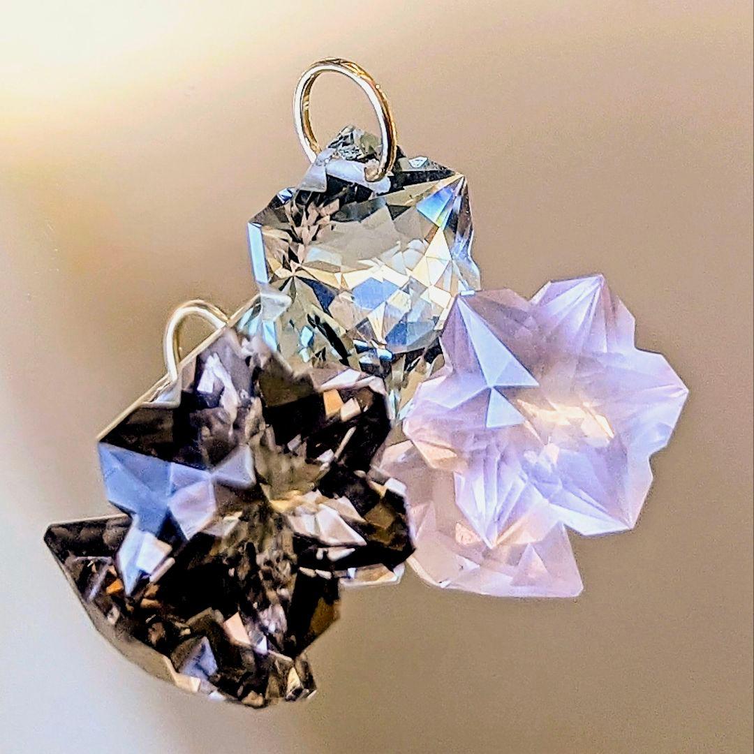 ♢容音♢K18 グリーンアメジスト4.28ct チャーム ペンダントトップ