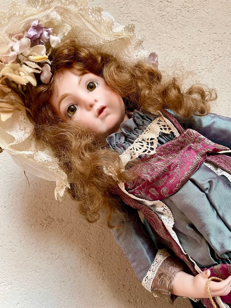 ビスクドール ブリュ リプロ ハンドメイド アンティーク ドレス フランス人形