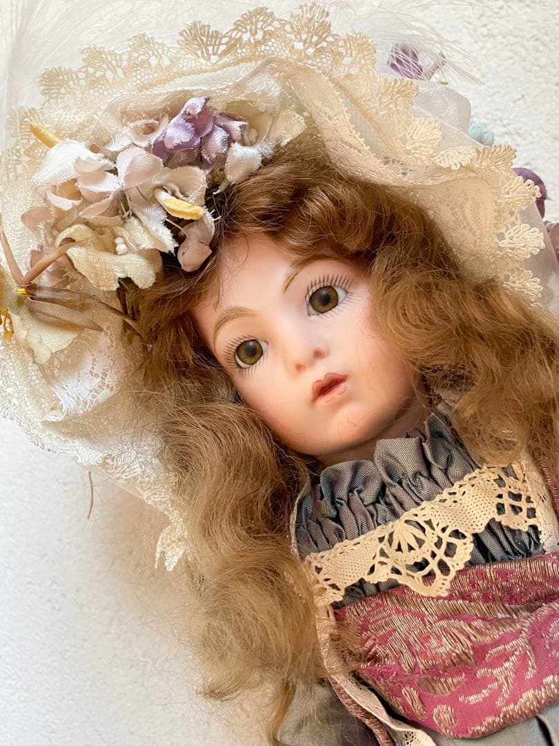 ビスクドール ブリュ リプロ ハンドメイド アンティーク ドレス フランス人形