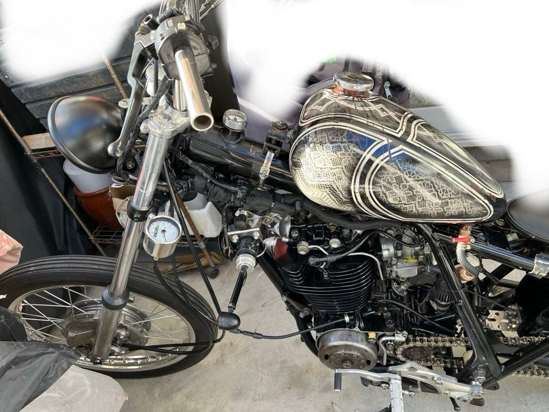 sr400用ピーナッツタンク