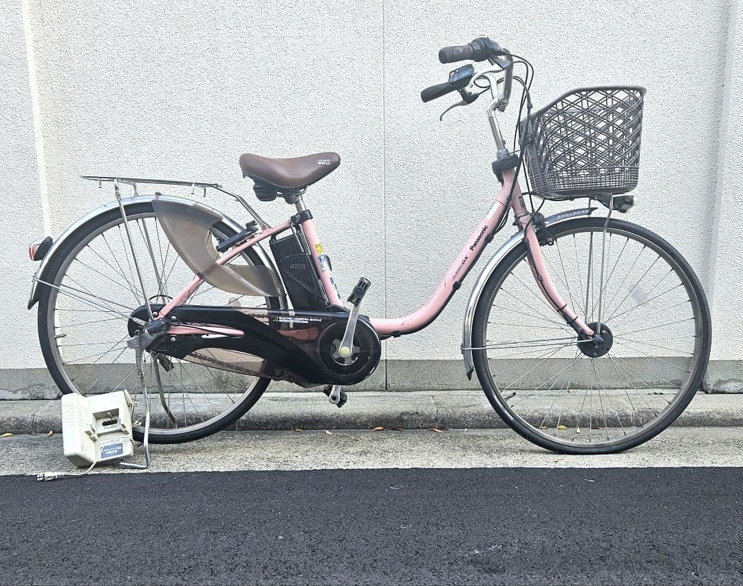 パナソニック♪電動アシスト自転車♪ViVi♪ピンク♪3段変速♪8.9Ah