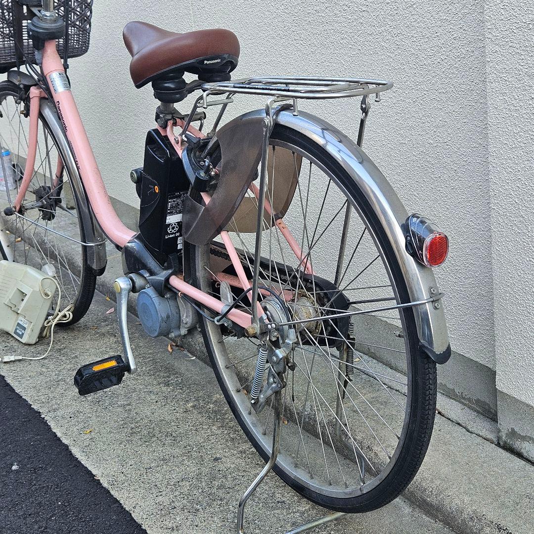 パナソニック♪電動アシスト自転車♪ViVi♪ピンク♪3段変速♪8.9Ah