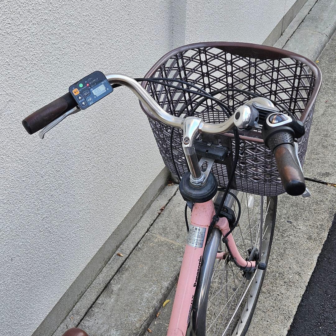 パナソニック♪電動アシスト自転車♪ViVi♪ピンク♪3段変速♪8.9Ah