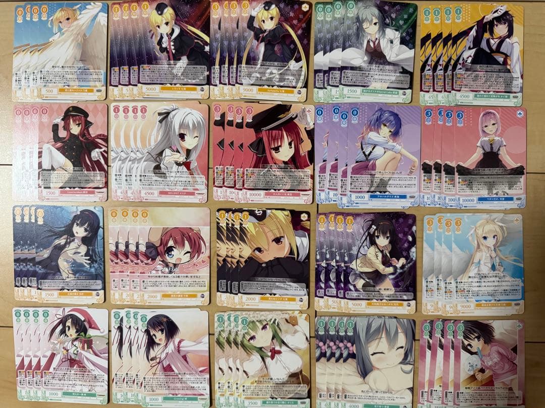 ゆずソフト　ヴァイスシュヴァルツ　RR以下4コンセット