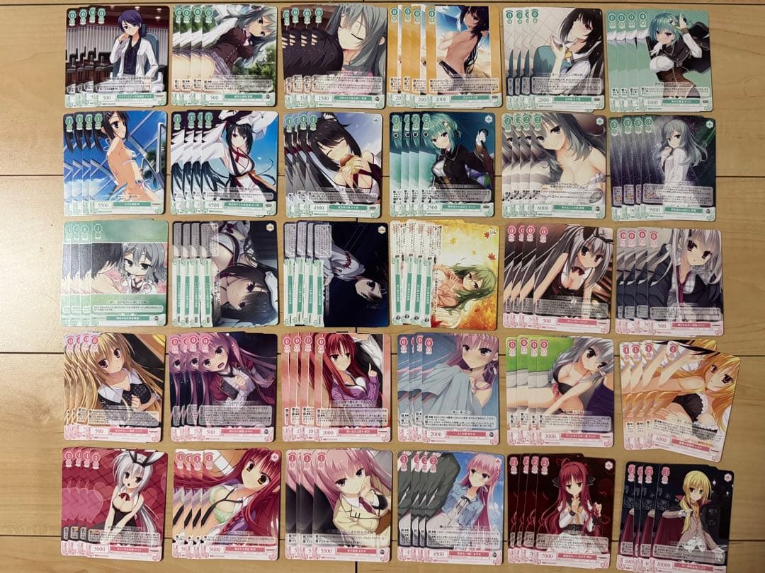 ゆずソフト　ヴァイスシュヴァルツ　RR以下4コンセット