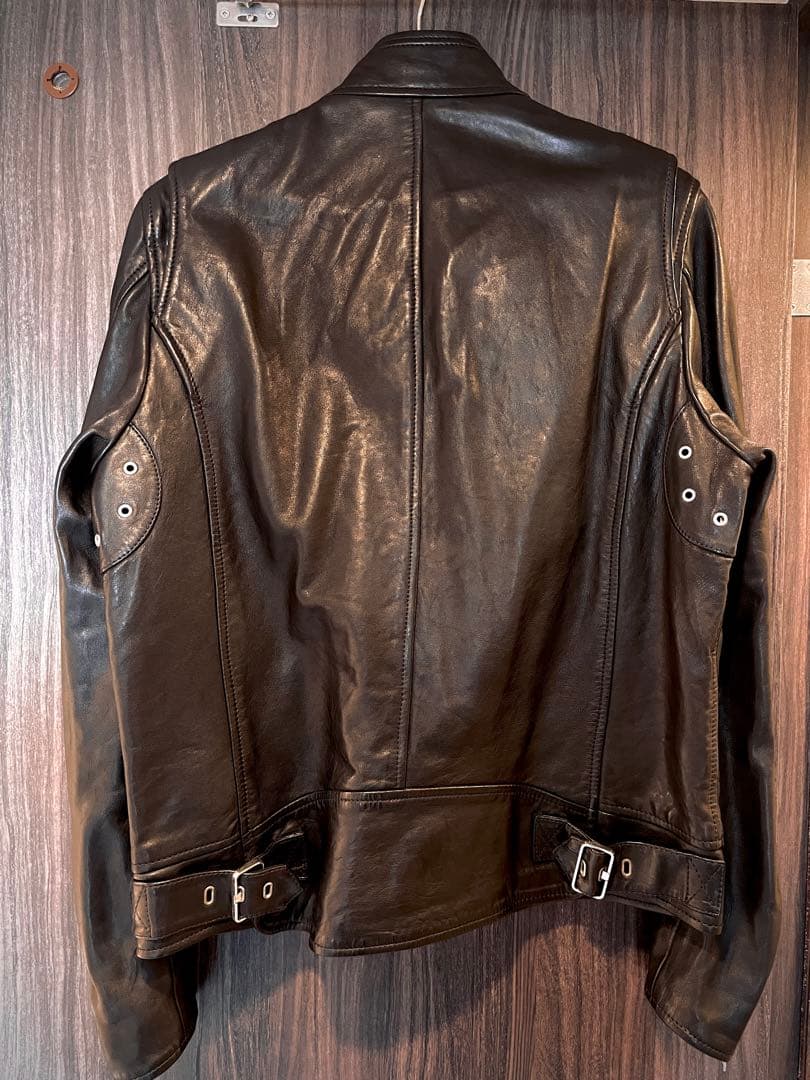 DIESEL ディーゼル 【M】羊革 レザー シングル ライダース ジャケット